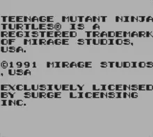 Image n° 4 - screenshots  : Teenage Mutant Ninja Turtles II - Back from the Sewers